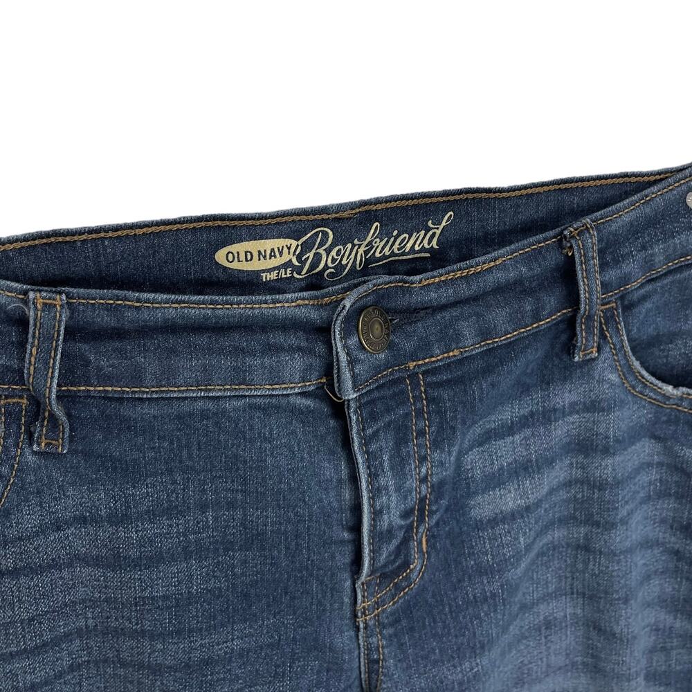 OLD NAVY JEANS Women's Size 6 THE BOYFRIEND TAPERED DISTRESSED - Picture 4 of 5
